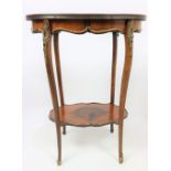 Antique French Table w/ Bronze Mounts