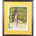 Johnny Friedlander (1912-1992) Colored Lithograph