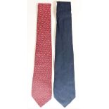 (2) Vintage Gucci Silk Ties