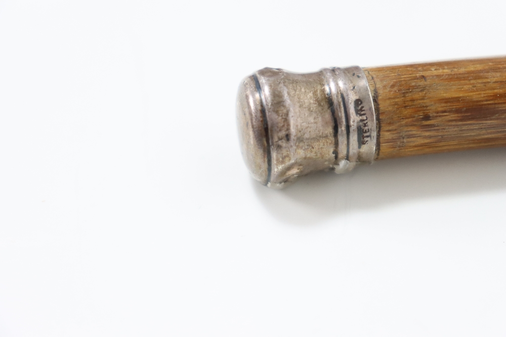 Antique Sterling Tip Cane - Image 6 of 10