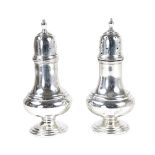 (2) Sterling Silver Salt / Pepper Shakers 4OZT.