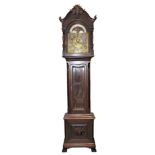 Tiffany Tall Case Sun/Moon Phase Clock circa 1900