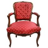 French Upholstered Arm Chair