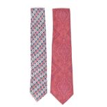 (2) Vintage Gucci Silk Ties