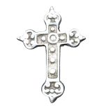 Aluminum Hand Molded Hanging Cross