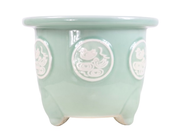 (3) Japanese Porcelain Cache Pots - Image 12 of 13
