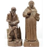 (2) Wooden Carved Figures