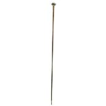 Antique Gilt Enameled Cane