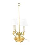 Gilt Metal Boulliotte Lamp