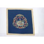 (4) Decorative Embroidered Blocks