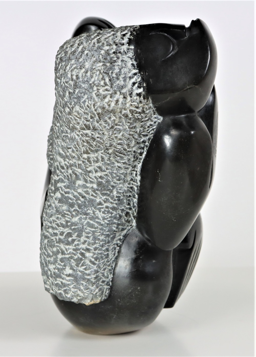 African Stone Statue Signed "K. Ngamu" - Image 6 of 14