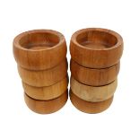 Set of (8) Dansk Wooden Bowls