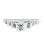 (10) Bernardaud Limoges Porcelain Cups