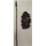 African Mask and Spear