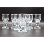 (8) Stemmed Apertif Glasses