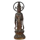 Chinese Carved and Giltwood Figure