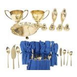 (66) Pc. Vintange Dirilyte Flatware & Miscellany