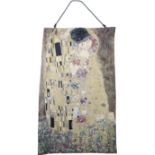 Jacquard Wall Hanging, 'The Kiss', Gustav Klimt