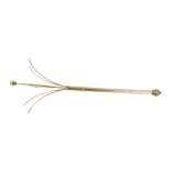 Asprey & Co. LTD 9K Gold Swizzle Stick 3.9 dwt.