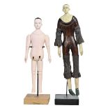 (2) Puppet Mannequin Figures on Stands