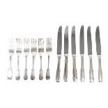 Set of (6) Knives (6) Forks