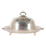 Victorian Silver Plated Meat Dome / Venison Cover