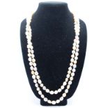 65 in. Pastel Strand Pearl Necklace