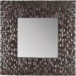 Wooden Frame Wall Mirror