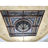 Magnificent Stained Glass Skylight & Ceiling Mount