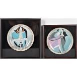 (2) Art Deco Plates, Limited Edition