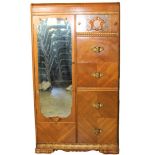 Art Deco Cabinet w/ Floor Length Mirror