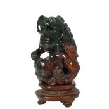 Chinese Hard Stone Foo Lion, Possibly Jade?