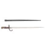 French Bayonet and Scabbard 1877 St. Etienne Mode