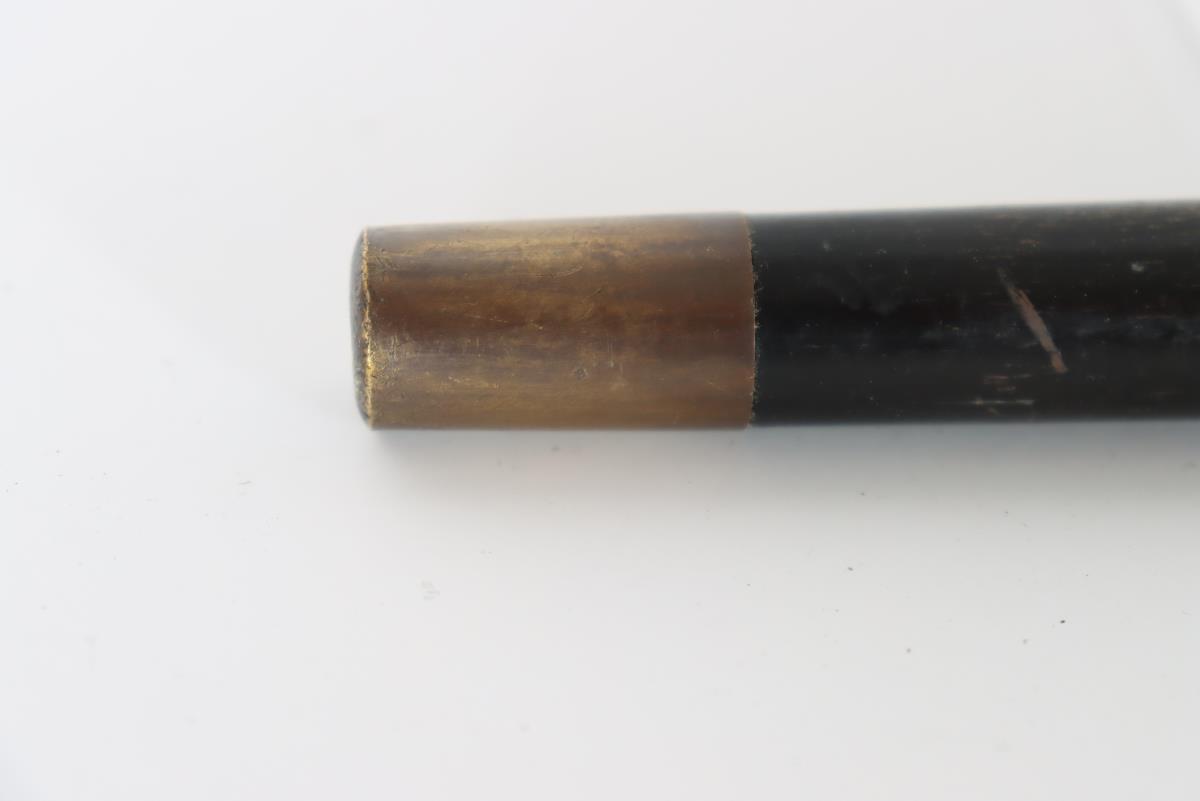 Metal and Ebony Wood Cane - Image 4 of 4