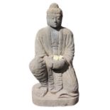 Sand Stone Buddha Garden Statue