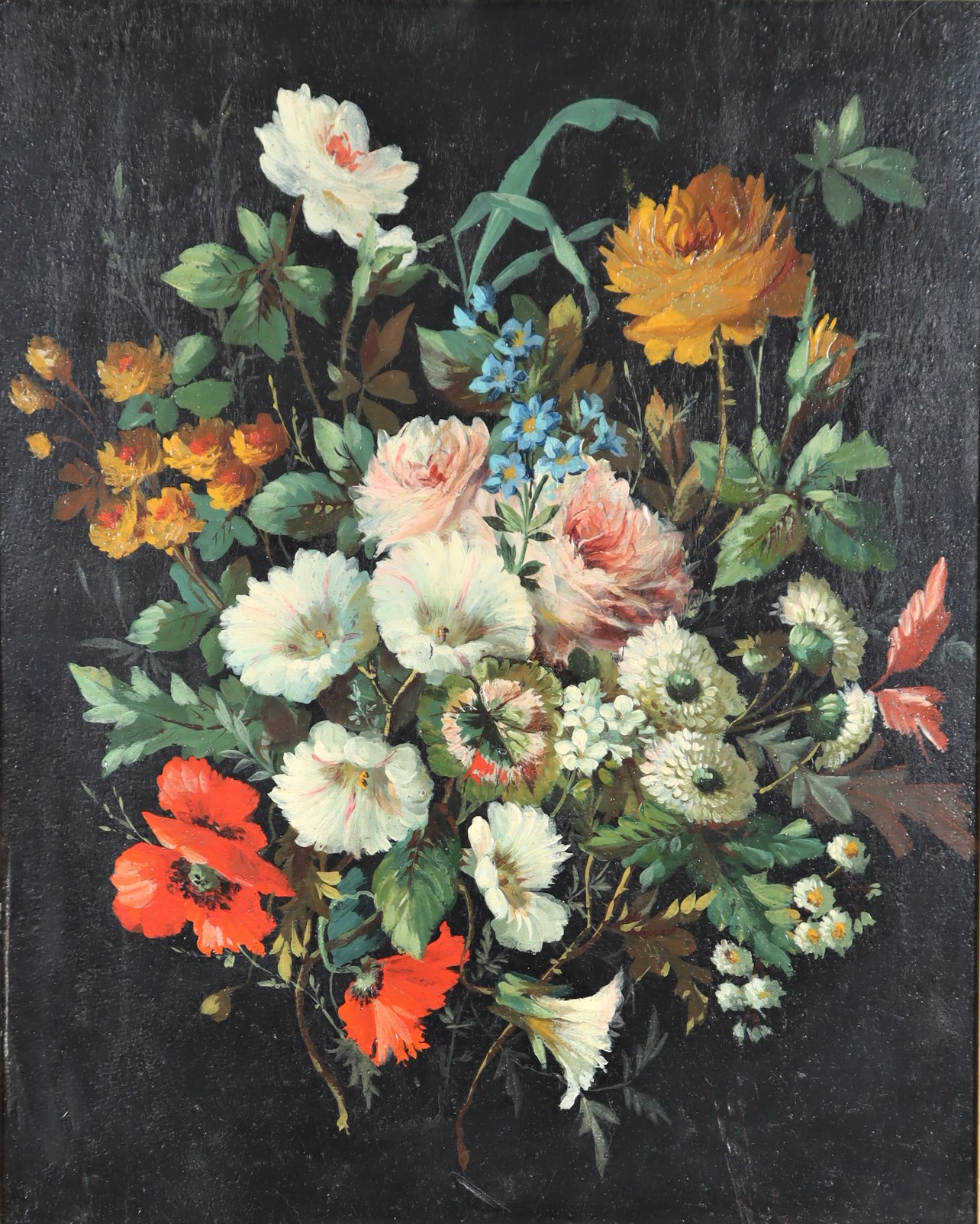 Floral Still Life, Oil on Board - Image 2 of 4