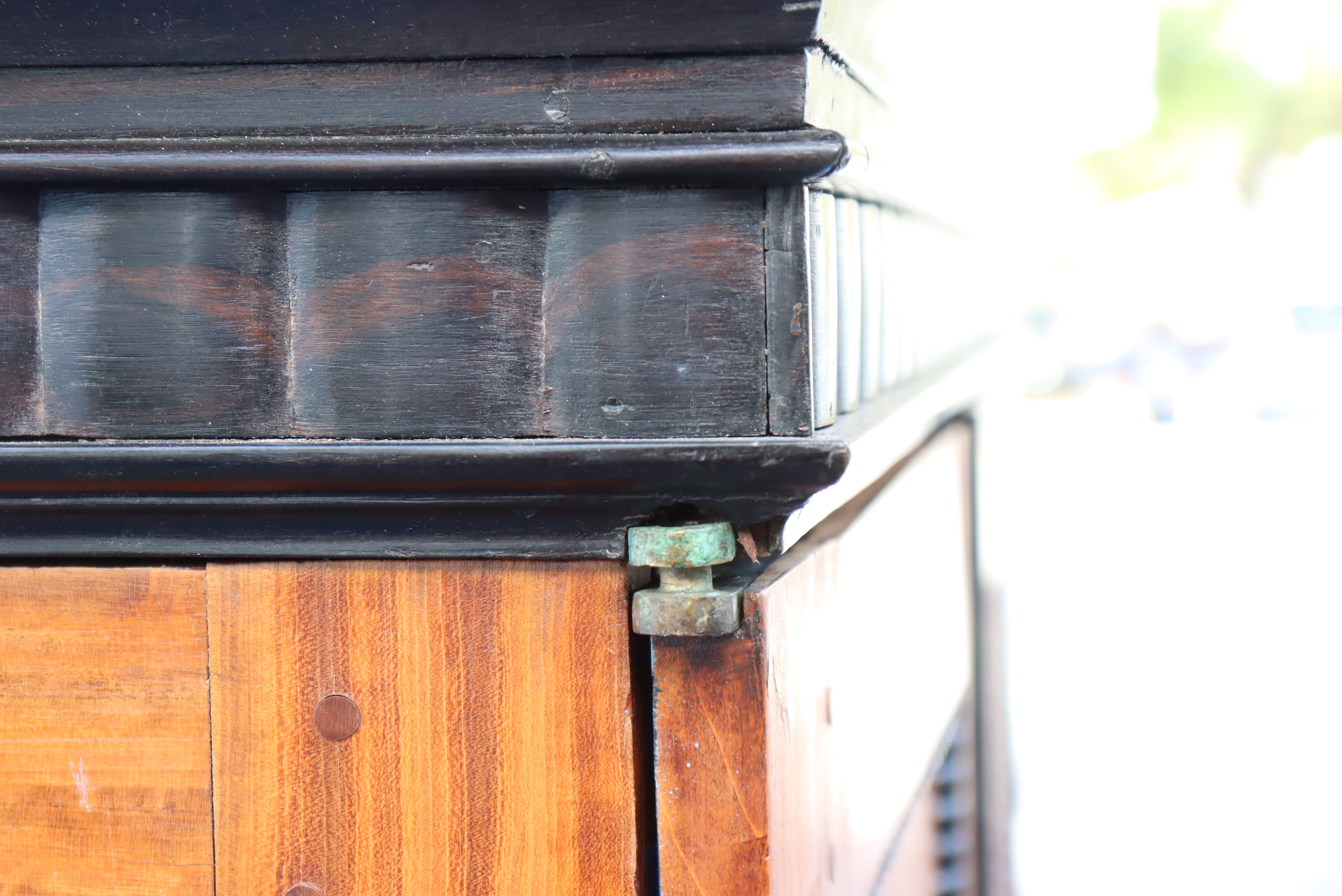 Important 19th C Anglo Indian Inlaid Armoire - Image 26 of 40