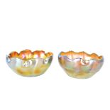 Pair of Louis Comfort Tiffany Favrile Bowls