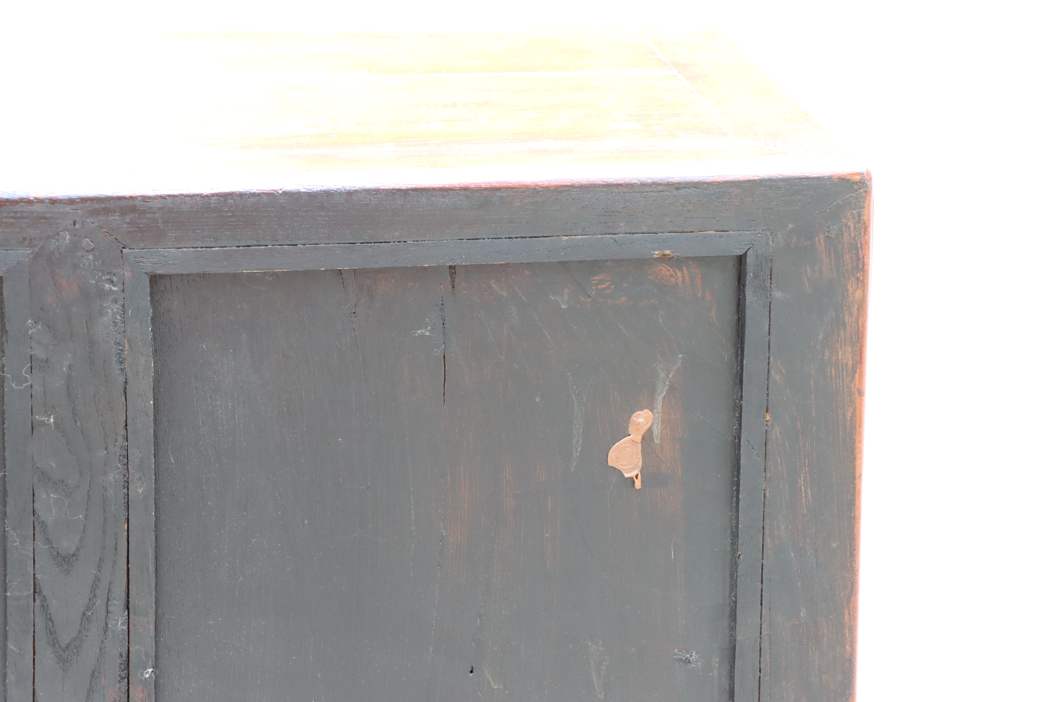 Antique Chinese Wood Cabinet w Seal - Image 15 of 17