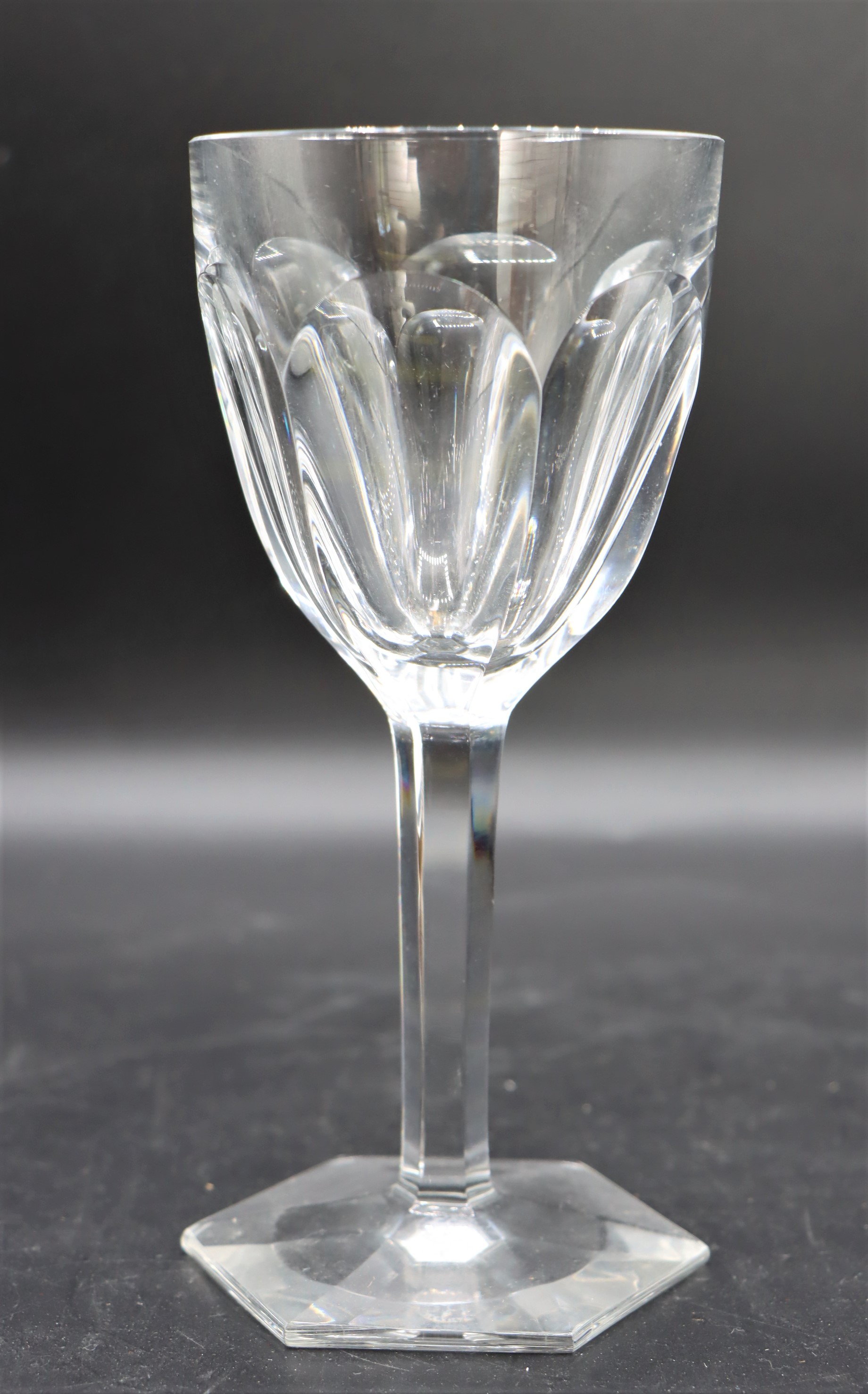 Set of (4) Baccarat Wine Glasses - Image 2 of 4