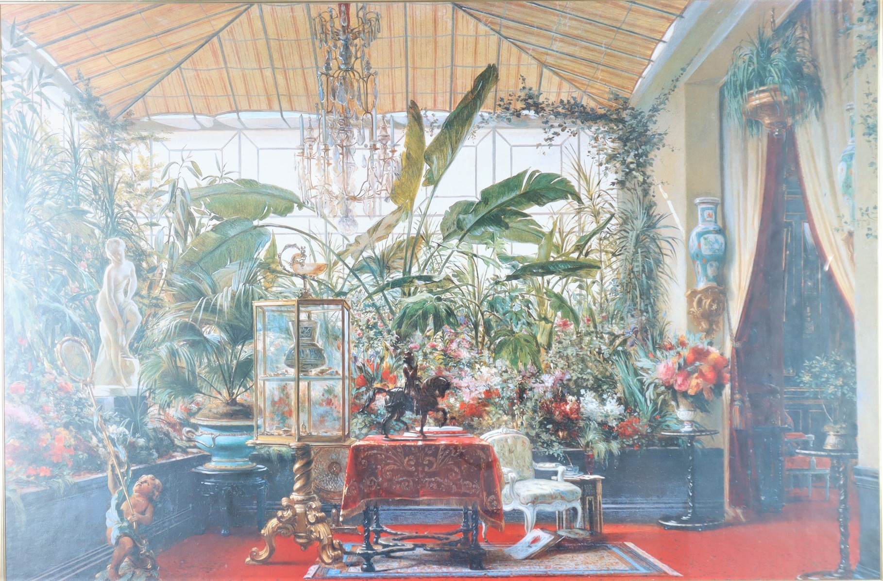 Large Victorian Conservatory Print - Image 3 of 5