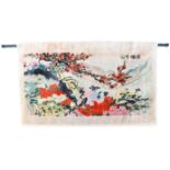 Chinese Decorative Wall Rug, Landscape