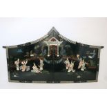 20th C Japanese Lacquerware Table Screen