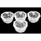 Set of (5) Orrefors Crystal Votive Candle Holders