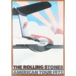 Rolling Stones American Tour 1972 Poster