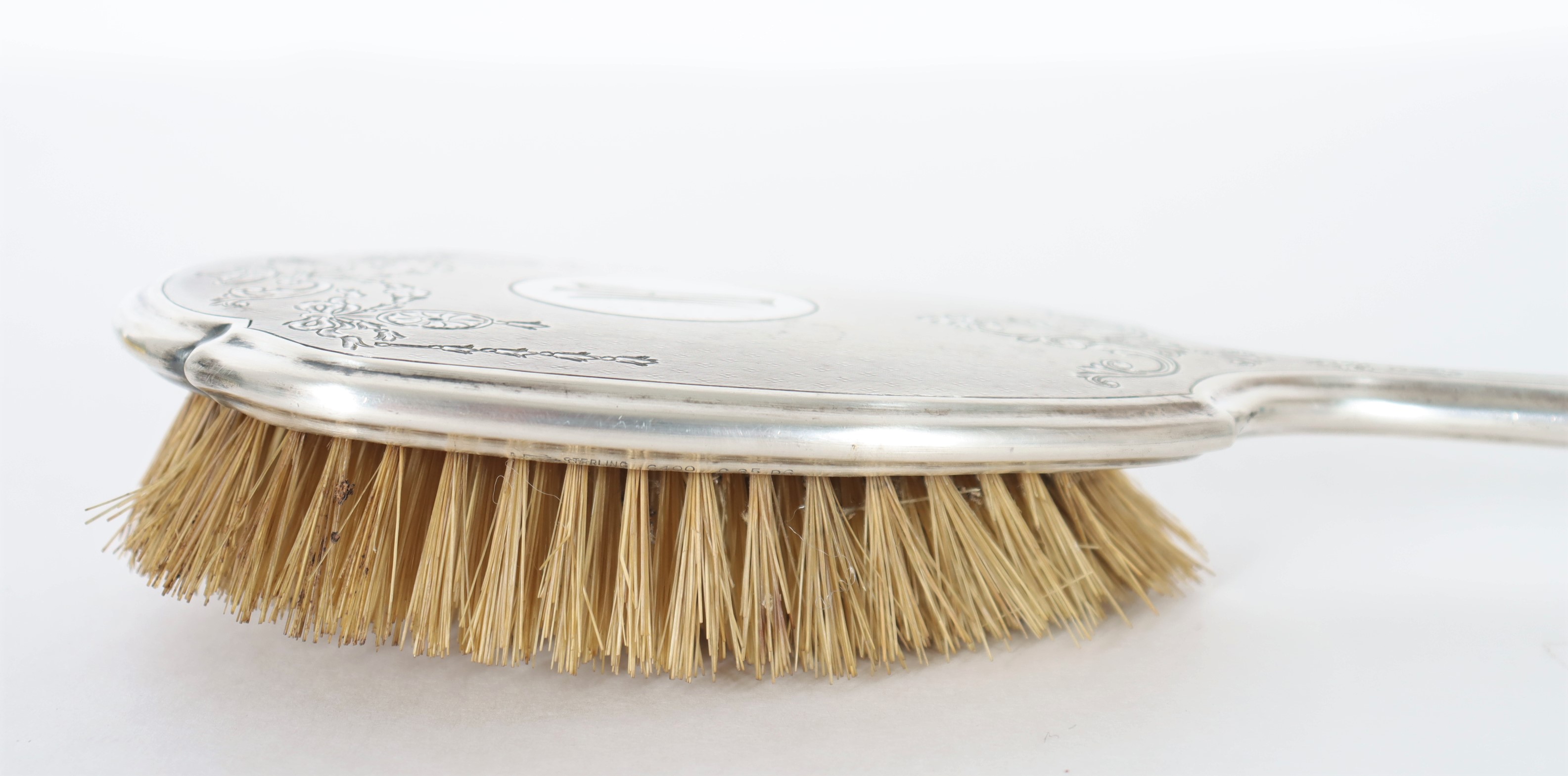 Antique Sterling Silver Brush - Image 6 of 8