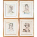 Set of (4) Jean Baptiste Portrait Prints