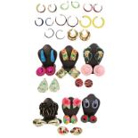 Large Collection of Ladies Earrings, 23 Pairs