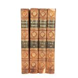 (4) Volume Set of Robert Burns Books 1801