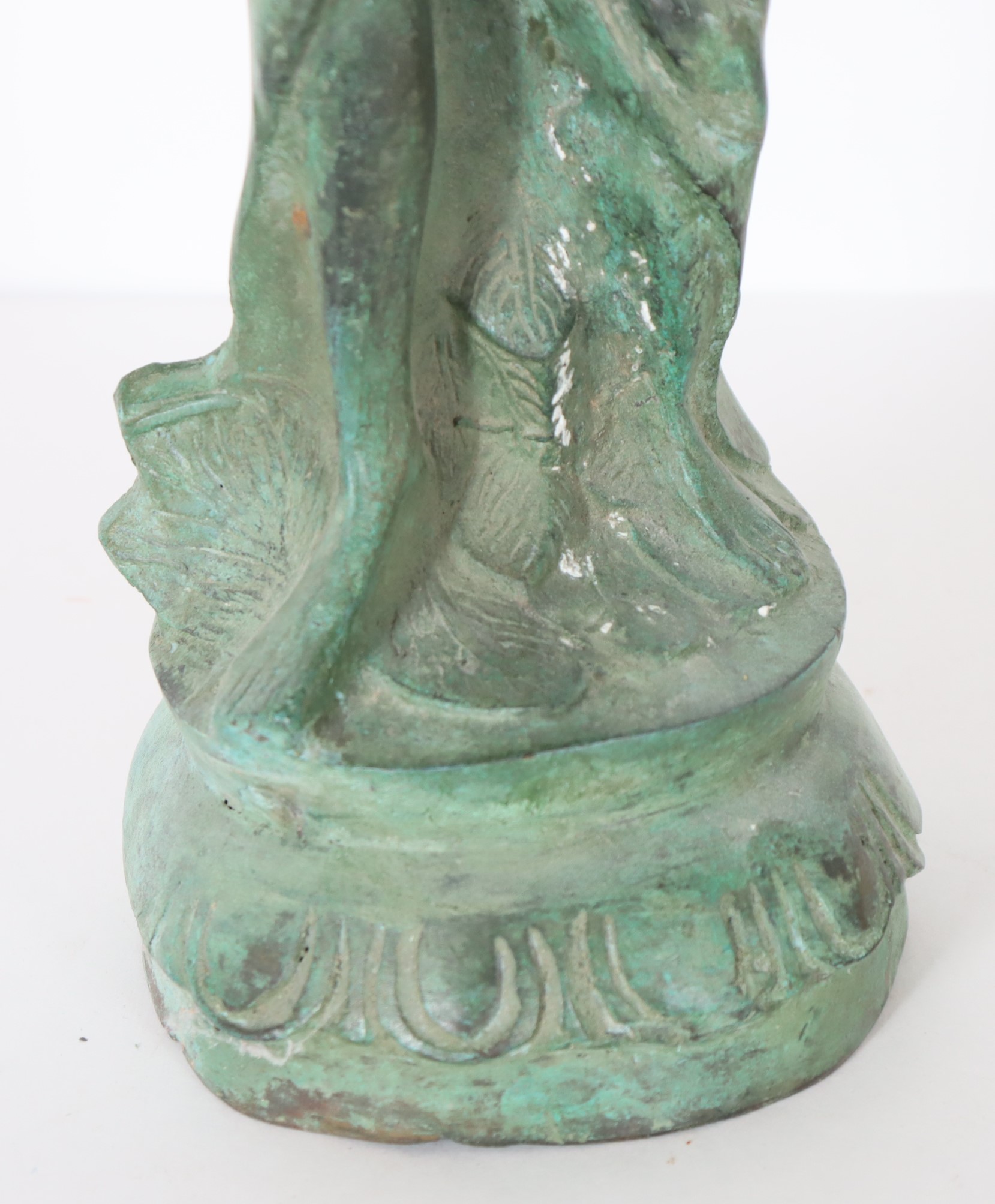 Bronze Asian Peasant Figure - Image 3 of 4